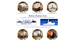 Desktop Screenshot of medwaymaritimetrust.org.uk